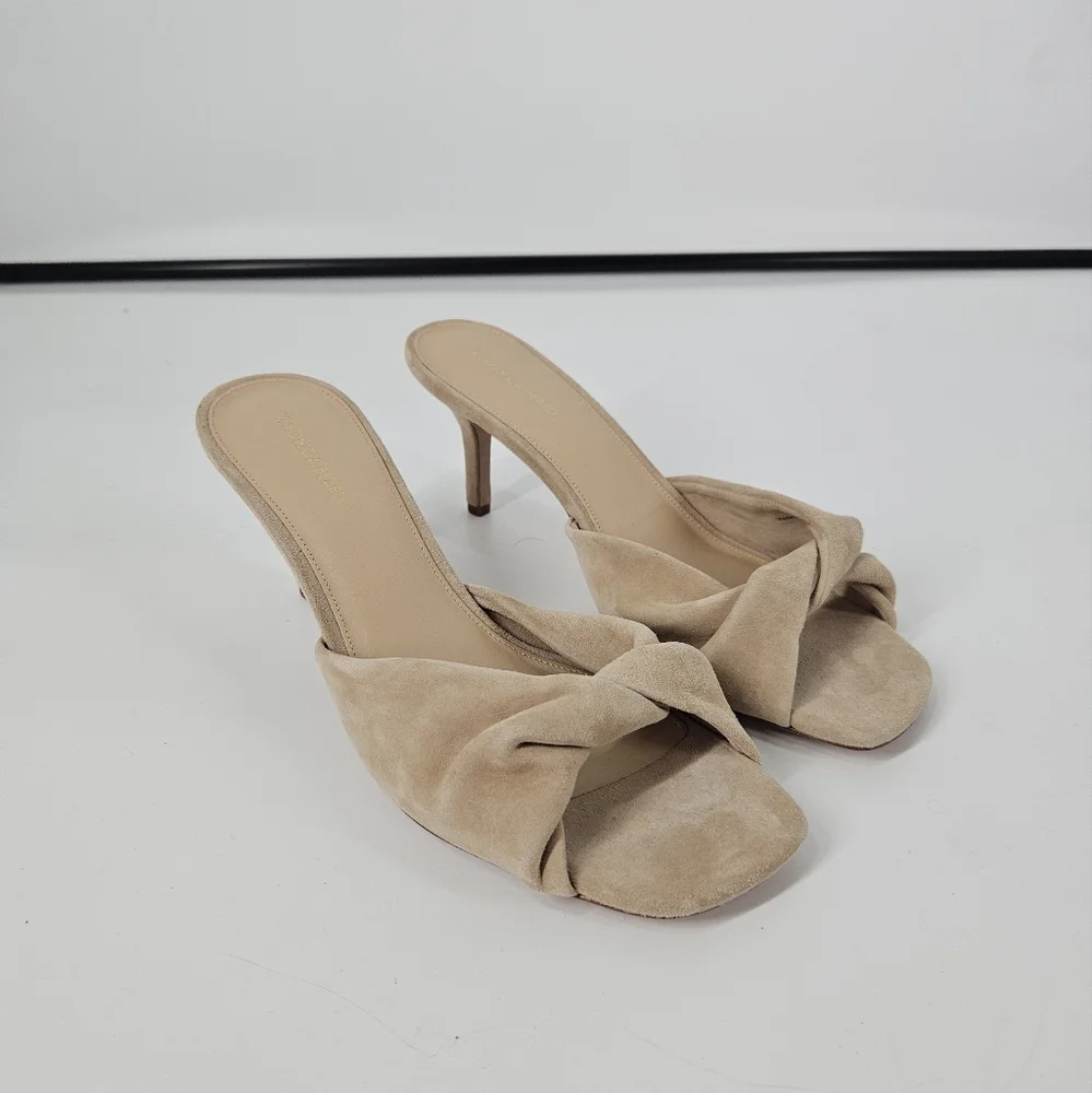 Veronica Beard Sand Suede Slip On Melli Pumps 9.5 - Picture 3 of 10